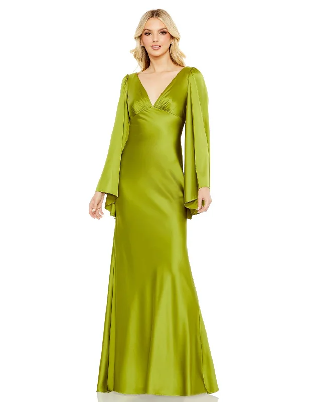 Women's Pencil DressesMac Duggal 68344 Long Sleeve Formal Evening Dress