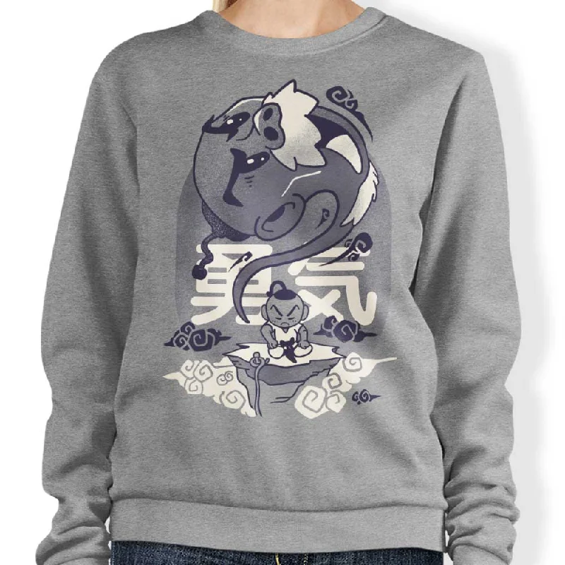 men's moisture-wicking tee with mesh back panelFacing the Challenge - Sweatshirt