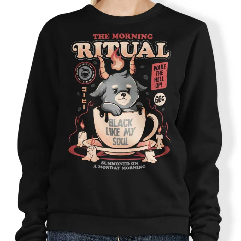 men's casual button-down shirtThe Morning Ritual - Sweatshirt
