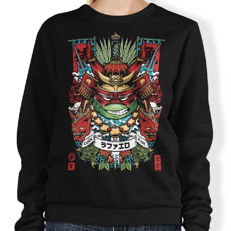 men's lightweight linen blend shirt for warm weatherSamurai Brawler - Sweatshirt