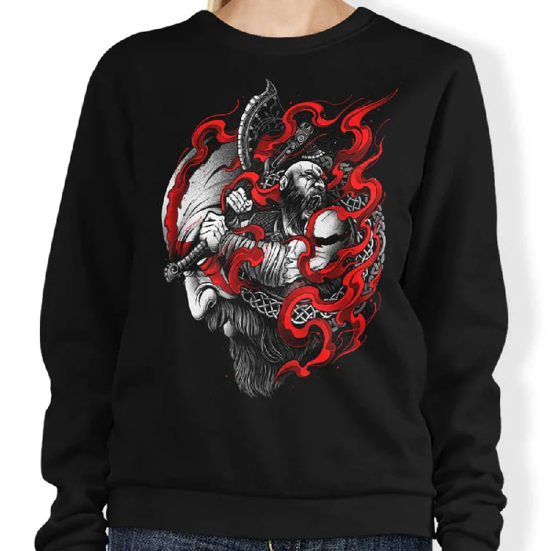 men's pullover hoodie in greyPrepare for War - Sweatshirt