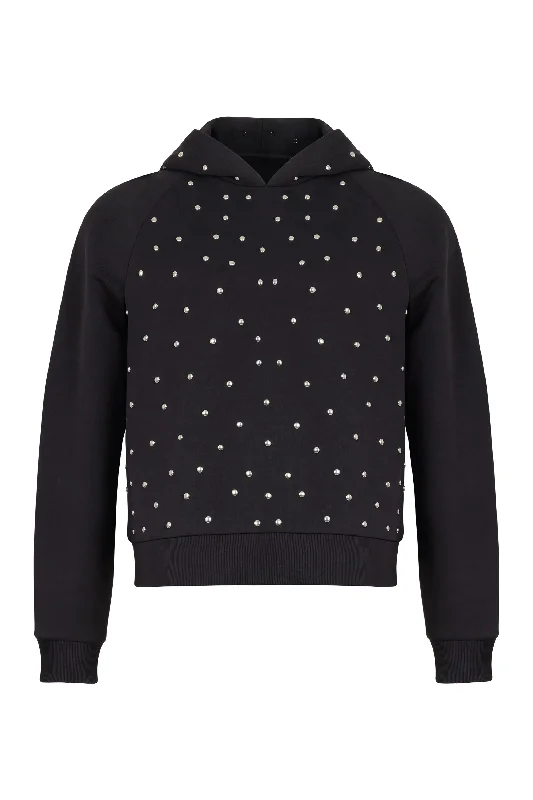 men's thermal undershirt for cold weatherStudded Hoodie Sweatshirt