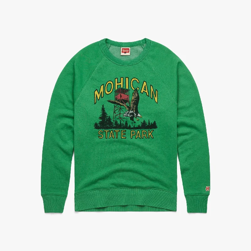 men's graphic tee with sloganMohican State Park Crewneck