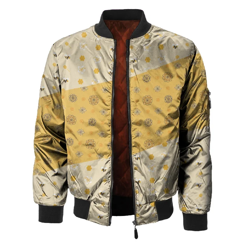 men's bomber jacket with fur liningHoney Bomber Jacket