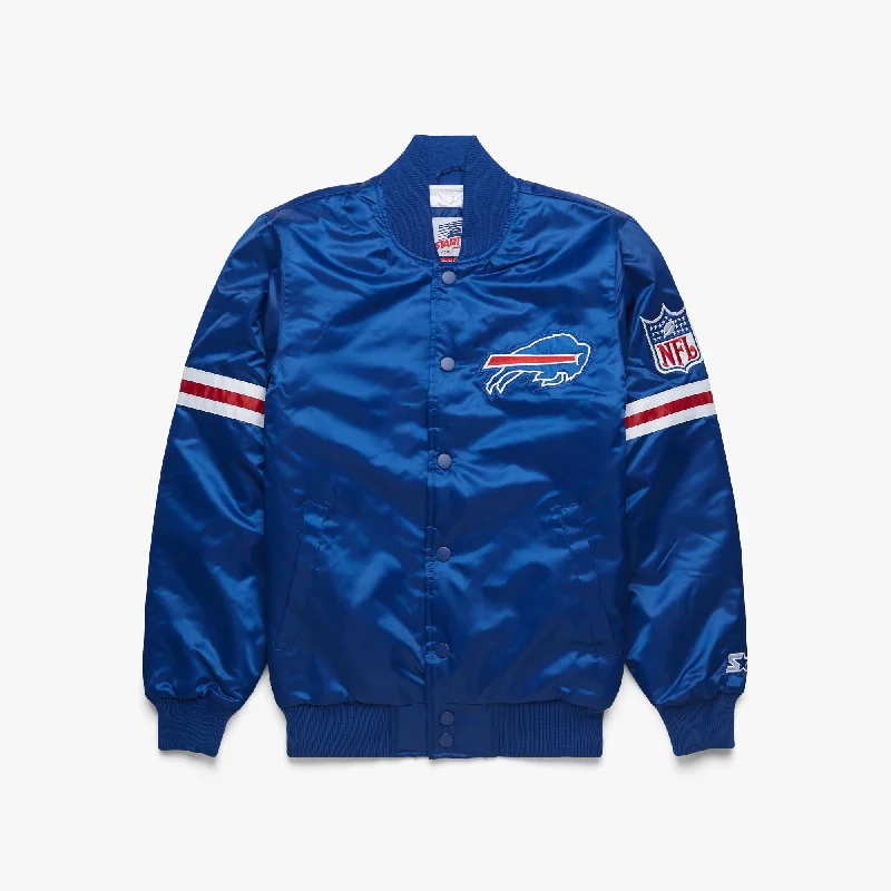 men's tailored blazer with ventHOMAGE X Starter Bills Satin Jacket
