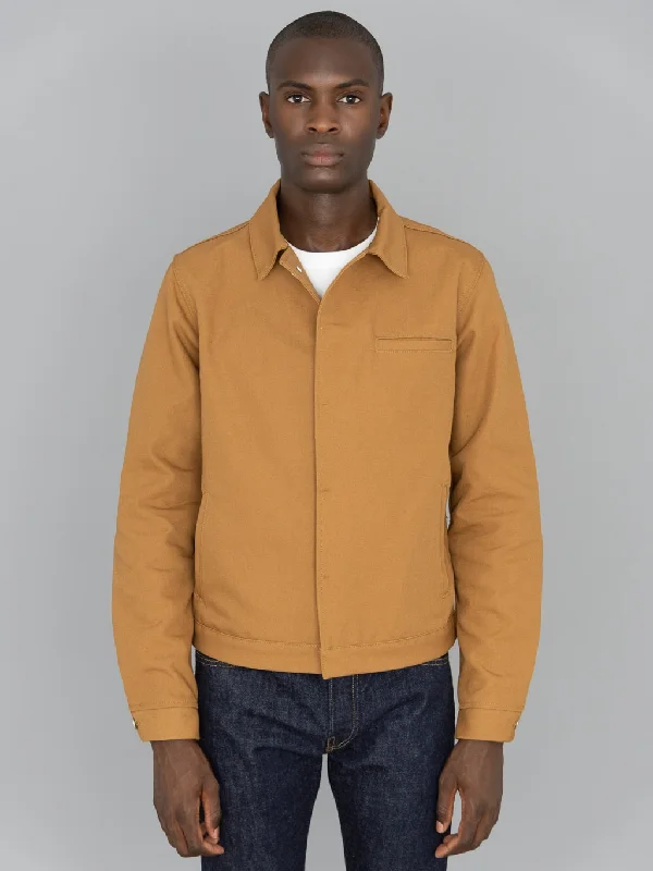 men's padded hooded coatRogue Territory Tanker Jacket Canvas Camel