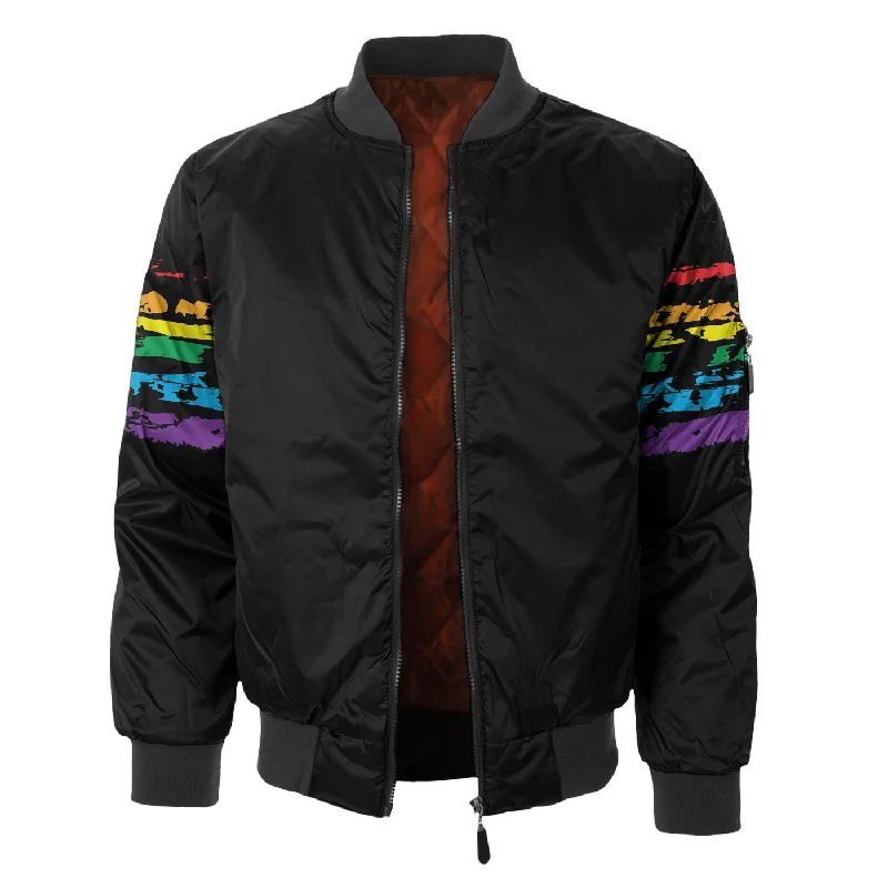 men's military-style jacketPRIDE Bomber Jacket