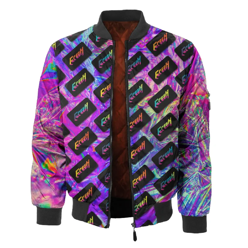 men's insulated parka with pockets and zippersFresh Dimension Bomber Jacket
