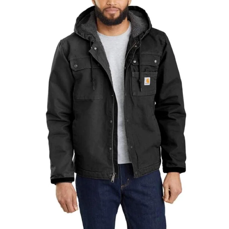 men's leather jacket with snap buttonsCarhartt Men's Bartlett Jacket