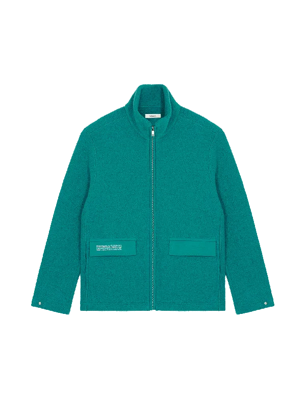 men's insulated denim jacketMen's DNA Utility Wool Jacket—scarab teal