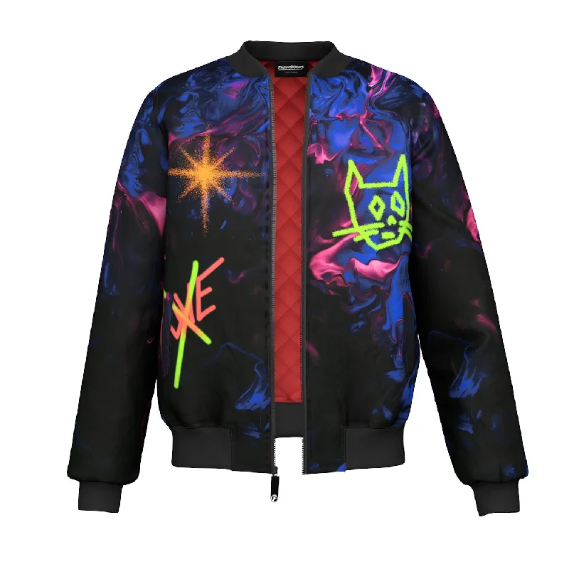 men's leather biker jacketMovement Bomber Jacket