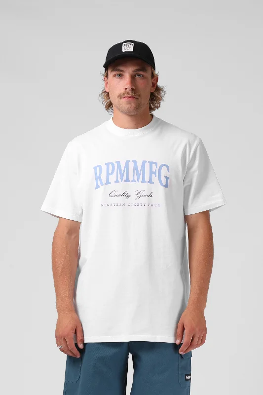 RPM Mens League 23 Tee White