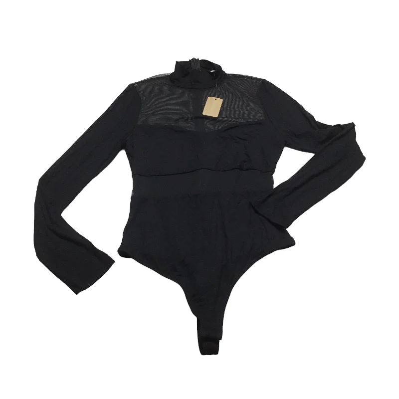 Black Bodysuit Vestique, Size L