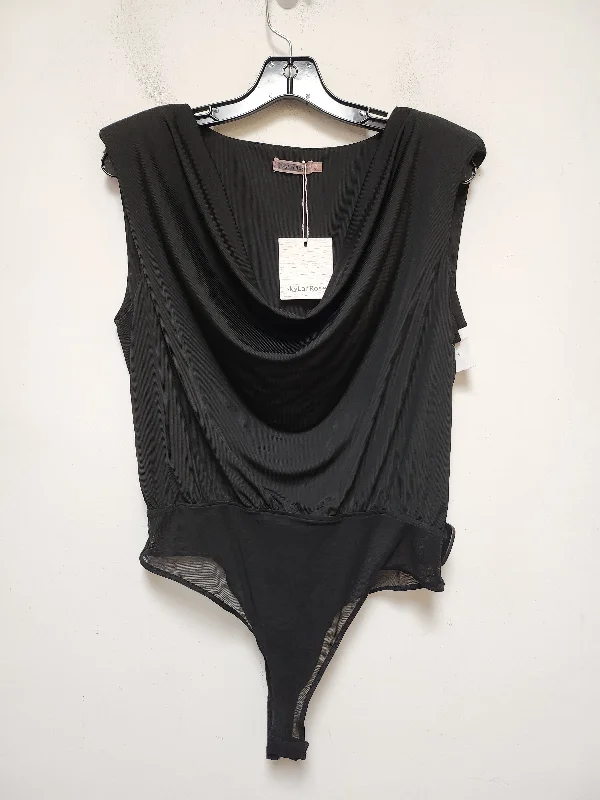 Bodysuit By Clothes Mentor In Black, Size: L