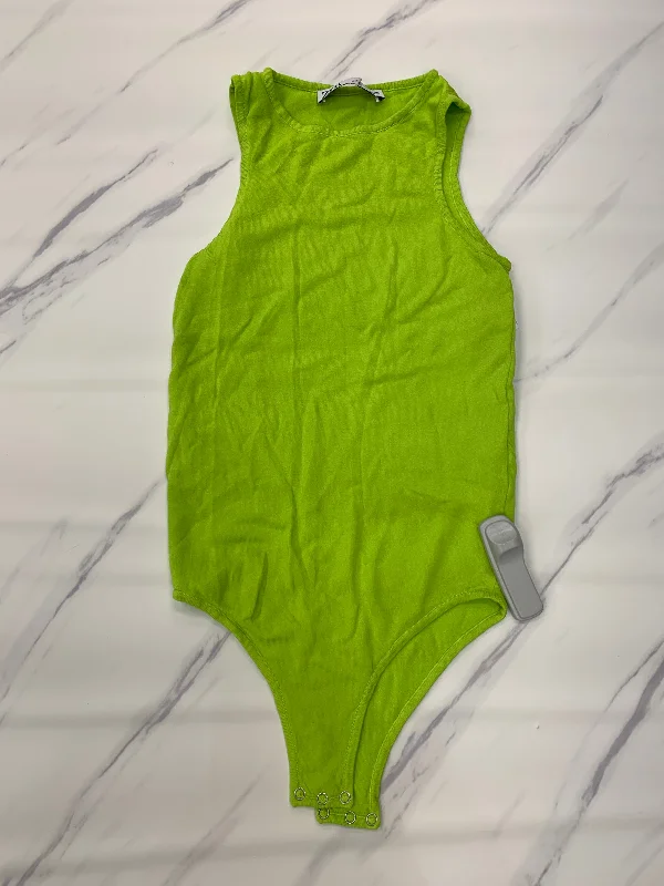 Bodysuit By Zara In Green, Size: S