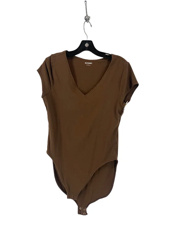 Brown Bodysuit Old Navy, Size L