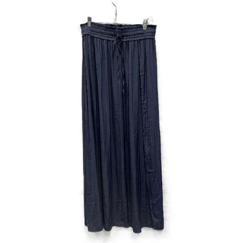 Skirt Maxi By Hem & Thread In Blue, Size: L