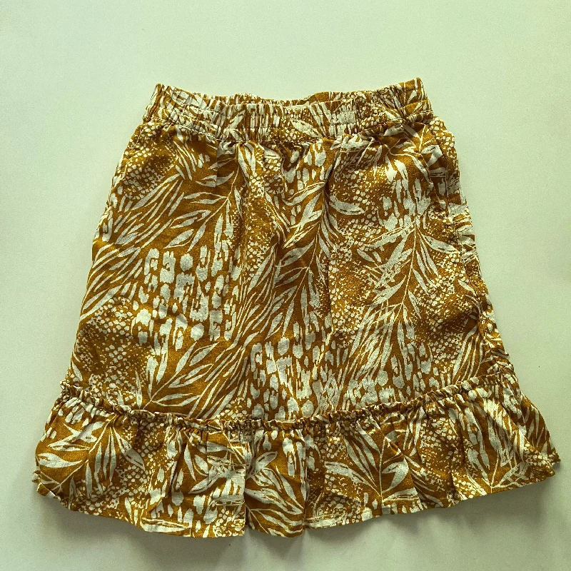 Skirt Mini & Short By Christian Siriano In Mustard, Size: Xs