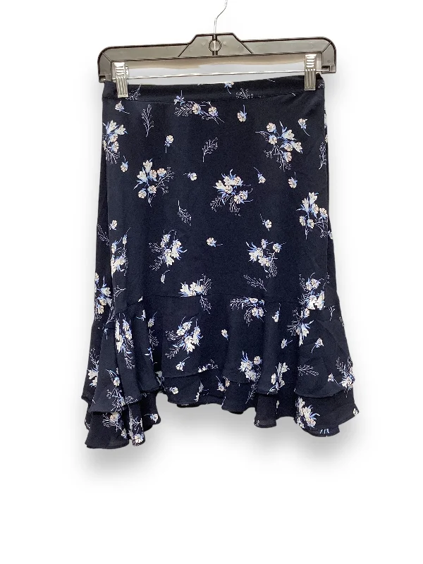 Skirt Mini & Short By Loft In Blue, Size: Xl