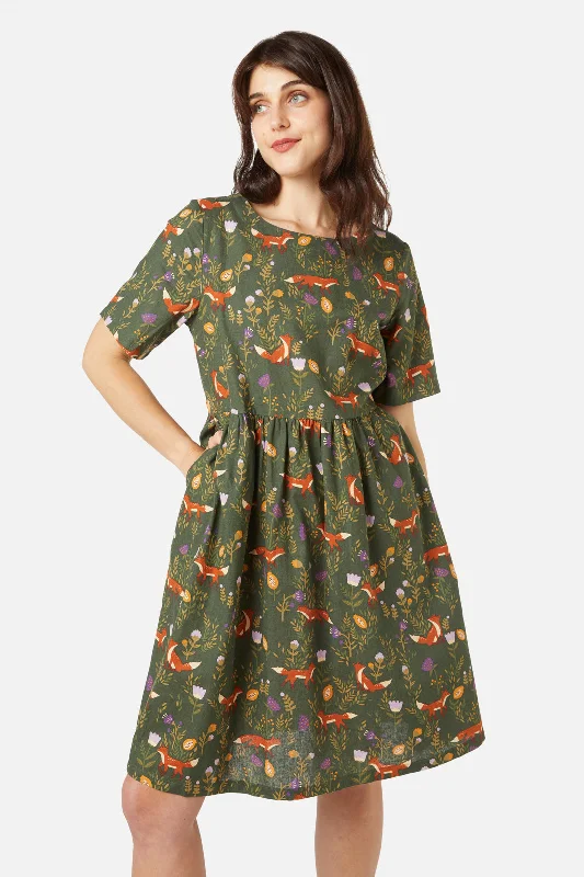 Fox Smock Dress