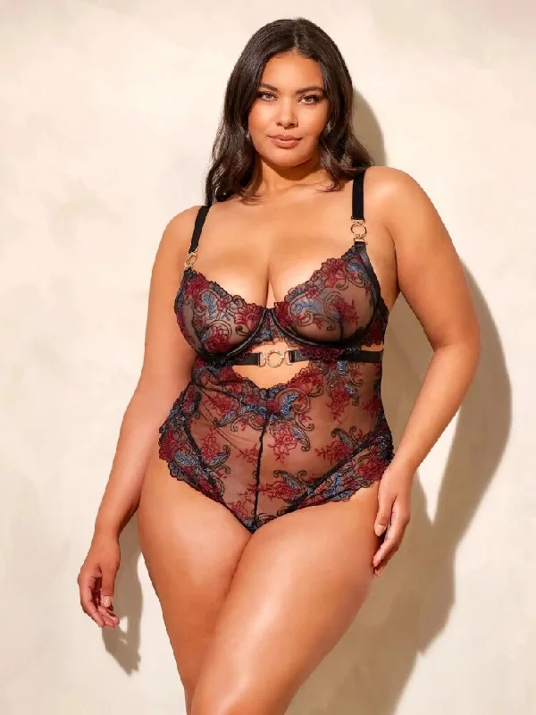 Plus Size Azalea Lace Teddy